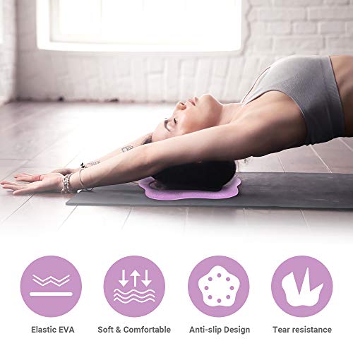 Rodilleras de Yoga E-More Rodillera de yoga, esterilla de yoga – Soporte de rodillas para yoga, ecológicas y ligeras, rodilleras para yoga, rodilleras, manos, muñecas y codos