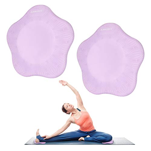 Rodilleras de Yoga E-More Rodillera de yoga, esterilla de yoga – Soporte de rodillas para yoga, ecológicas y ligeras, rodilleras para yoga, rodilleras, manos, muñecas y codos
