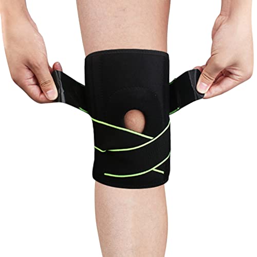 Ruicaifu Rodilleras Deportivas Protector de Rótula Ajustable Soporte de Rodilla Antideslizante y Transpirable Apoyo para Dolor de Artritis, Correr, tenis , Béisbol, Baloncesto