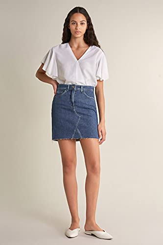Salsa Mini falda Glamour Push in Secret en Denim