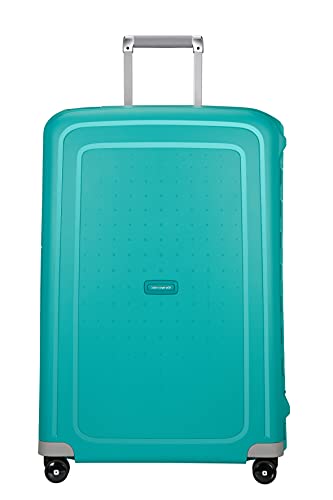 Samsonite S'Cure Spinner - Maleta de equipaje, L (75 cm - 102 L), Azul (Aqua Blue)