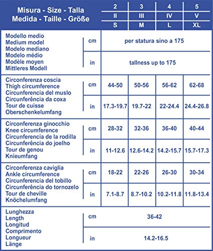 Scudovaris Media Corta Antitrombosis Altura Media Color Natural Talla 4-1 unidad