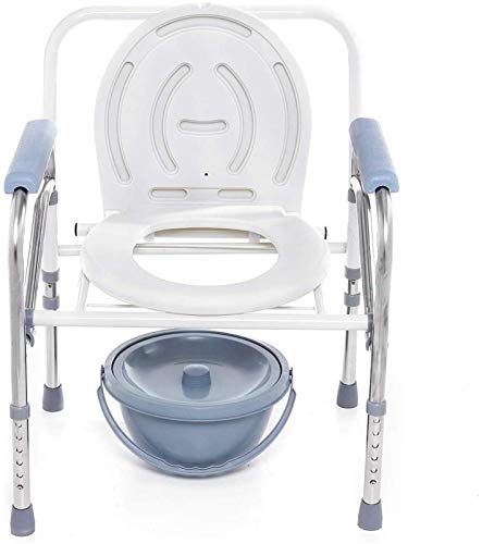 Silla/Taburete de baño y Ducha, Sillas de ducha para personas mayores, baño portátil plegable baño para ir al baño para orinar con conveniente asiento cómodo silla de ducha de asiento sin deslizamient