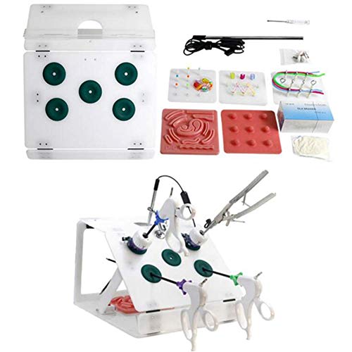 Simulador Laparoscópico Incluye 5 módulos formación Cámara endoscopio HD Caja de Entrenamiento Laparoscópico, para estudiante enfermera Kit de entrenamiento quirúrgico