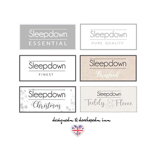 Sleepdown Juego de Funda de edredón de Forro Polar con diseño de gofres de Peluche, Color Plateado cálido y Acogedor, con Fundas de Almohada, 260 cm x 230 cm