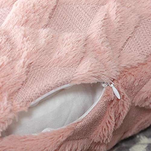 Sofá Almohada ins Funda de Almohada de Viento cojín de cabecera de Color sólido Funda de Almohada mullida Tridimensional-Trapecio Blanco lechoso_45 * 45cm-Funda de Almohada sin núcleo