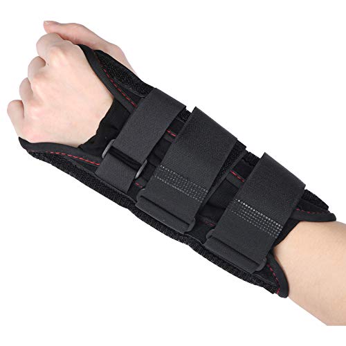 Soporte de Muñeca con Férula de Mano de Metal para Soporte de Muñeca de Túnel Carpiano, Correa Fija de Fractura Ajustable, Placa de Aluminio, Férula de Túnel Carpiano, Alivio del Dolor para Tendinitis