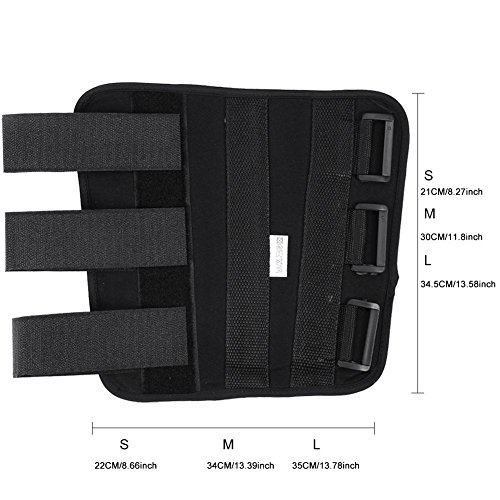 Soporte para codo, férula para brazo, transpirable, estilo invernal, miembro superior, articulación del codo, corrección del síndrome del túnel cubital y alivio del dolor de la artritis(S)