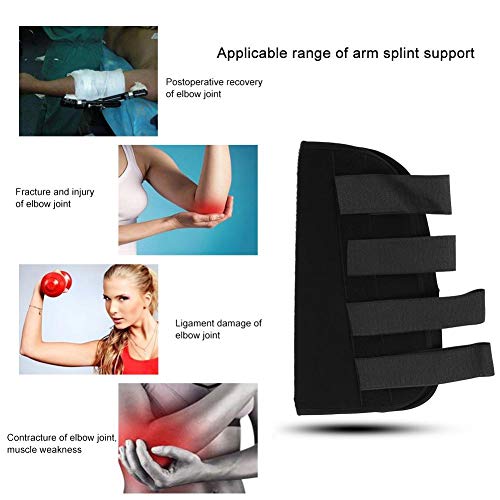 Soporte para codo, férula para brazo, transpirable, estilo invernal, miembro superior, articulación del codo, corrección del síndrome del túnel cubital y alivio del dolor de la artritis(S)
