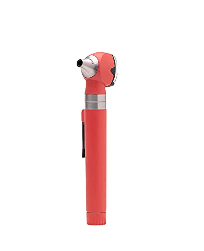 SPENGLER Smartled 5500, Otoscopio de Diagnostico Medico, Tecnología LED y Fibra Optica, Ultra-Brillante, Reproducción Perfecta del Color (Coral)