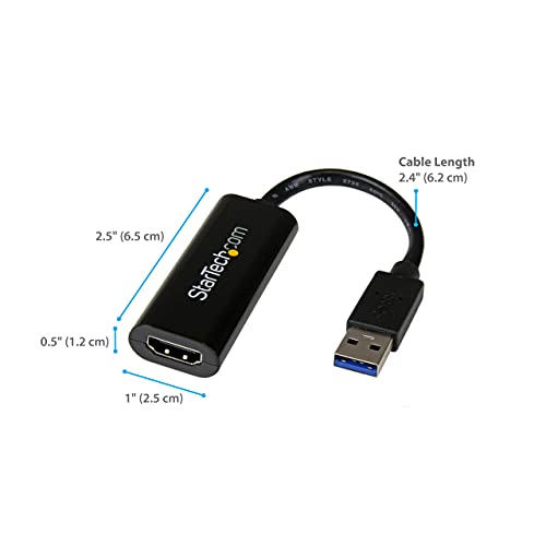 StarTech.com Adaptador Gráfico Conversor USB 3.0 a HDMI - Cable Convertidor Compacto de Vídeo