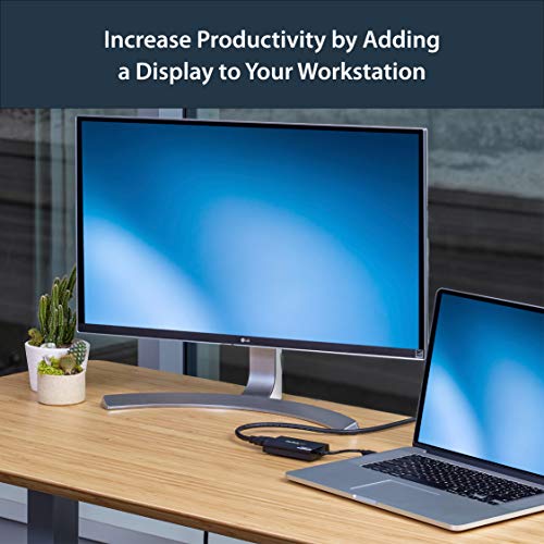 StarTech.com Adaptador Gráfico Externo Multi Monitor USB 3.0 a HDMI Ultra HD 4K Certificado DisplayLink - Tarjeta Gráfica Externa