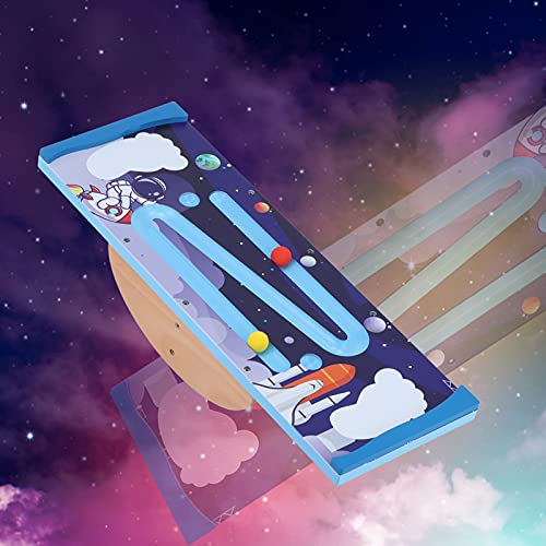Surebuy Rocker Board, Wobble Board Estimular el Sistema vestibular Ejercitar el Equilibrio para niños en el hogar