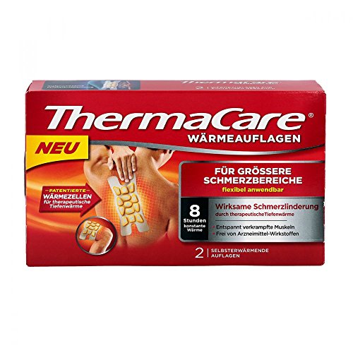 Thermacare Para zonas de dolor mayores, 2 unidades