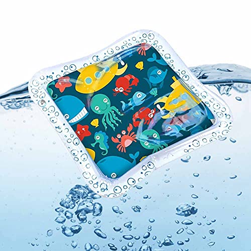 Tiempo Boca Abajo para Bebés, Colchoneta de Agua Inflable, Habilidades Cognitivas sin Fugas Habilidades Sociales para Estimulación Sensorial Bebé