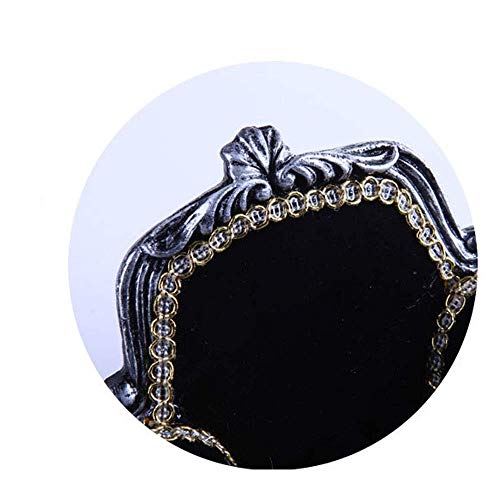 TONGSH Terciopelo Anillo Pendientes Display Box Gemelos bandejas Exhibidor Expositor Anillo de inserción del Caso del Organizador del sostenedor Grande for los Regalos (Color : Black)