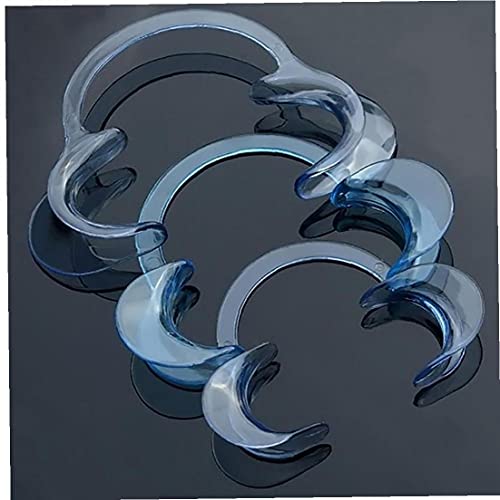 TOSSPER 15pcs Dental Cheek Retractor De Labios Blanqueamiento Dental Intraoral Abridor Flexible Retractor Oral para Adultos De Los Niños (5 Grande 5 Medio 5 Pequeño)