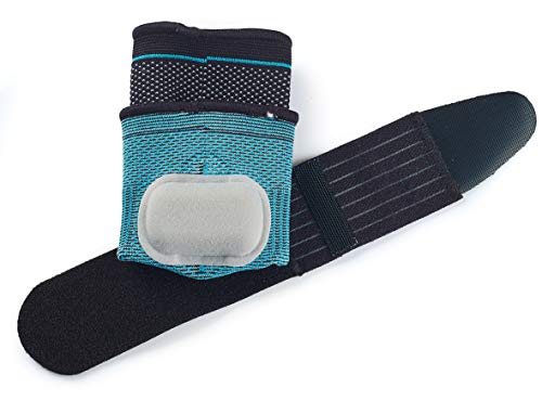 Ultimate Performance Advanced Ultimate - Soporte de gel de compresión de Aquiles, S/M, color negro y azul