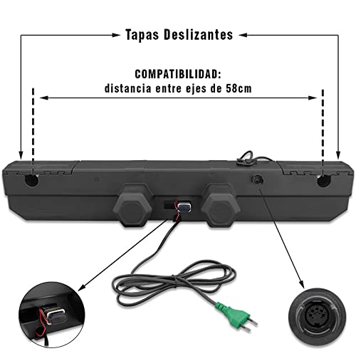 Ventadecolchones - Motor de Cama Articulada Germany con Mando con Cable (100% Compatible con Motores OKIN)