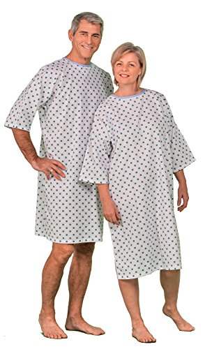 Vestido de paciente - Camiseta de hospital Promo - Precio por juego de 3 - Talla única