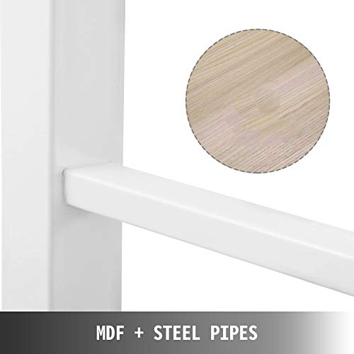 VEVOR Mesa de Cama para Computadora Portátil 1 m, Soporte de Computadora sobre La Cama 1 m, Capacidad de Carga de 50 kg, Mesa de Cama para Computadora Portátil con Ruedas, con Tubos de Acero MDF +