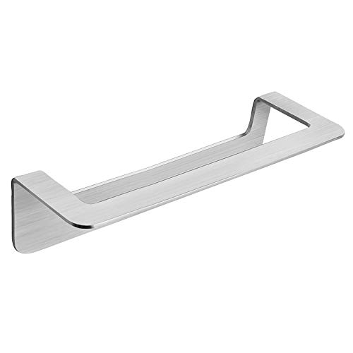 WEISSENSTEIN Toallero 30 cm baño adhesivo | Toalleros de baño sin taladro | Portatoallas baño | Toallero lavabo acero inoxidable