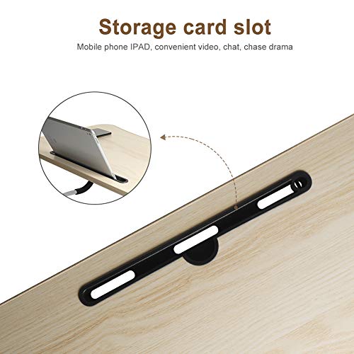 WEYO - Mesa de Cama multifunción, Mesa Plegable para Ordenador portátil, Cama, Bandeja de Desayuno, Soporte de Lectura para Cama, sofá, Cocina, Tabla o minicadena para niños