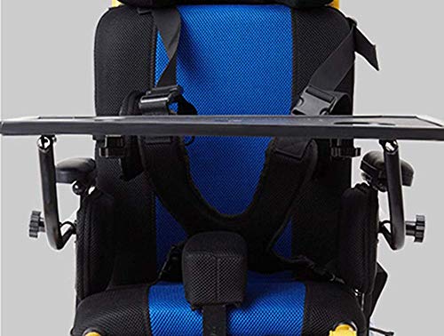 WLG Ligero Plegable Silla de Ruedas para niños Conducción Médica, parálisis Cerebral Coche para sillas de Ruedas par
