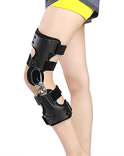 XBSXP Ortesis de Rodilla Ajustable Férula Soporte de Rodilla con bisagras Poste de sujeción OP Soporte de fijación de lesión de rótula Rehabilitación de Fractura de menisco Rodilleras, i