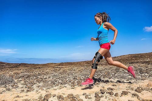 XJZKA Descargador de osteoartritis Rodillera Ajustable con bisagras Rodillera estabilizadora Protección y recuperación F Reducción de Carga Artritis Reparación de cartílago Dolor en Las