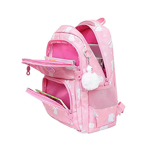 XMYNB Mochila ortopédica Mochila Linda De Los Niños Para Estudiantes De La Escuela Primaria Grado Un Paquete De Escuela De Kindergarten Para Niñas Mochila De Dibujos Animados-Dark Blue