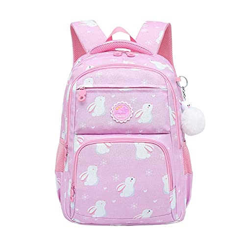 XMYNB Mochila ortopédica Mochila Linda De Los Niños Para Estudiantes De La Escuela Primaria Grado Un Paquete De Escuela De Kindergarten Para Niñas Mochila De Dibujos Animados-Dark Blue
