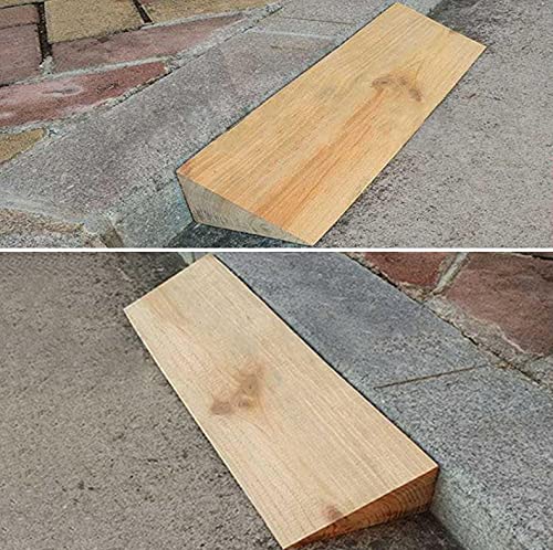 YDDZ Rampa de Madera Maciza Natural para Silla de Ruedas Rampa de Umbral Multifuncional de 6 Cm De Alto para Sillas de Ruedas Robots de Barrido Automóviles Carros Motocicletas Bicicletas