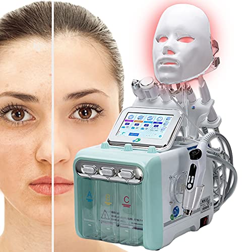YJF-MRY 8-En-1 Hydro Oxygen Facial Machine Multifuncional Face Cleansing Beauty Machine EMS Hidratación No Invasiva para El Rejuvenecimiento del Estiramiento De La Piel