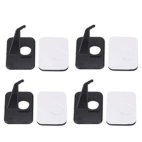Yosoo Health Gear Soporte de Flecha de plástico para Arco recurvo Mano Derecha, Soporte recurvo con bastón Adhesivo, Accesorio de Tiro de Caza, Paquete de 4