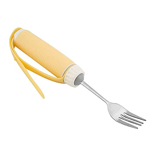 YUXINCAI Cuchara Giratoria Plegable para Cubiertos con Agarre para Discapacitados O Que Sufren, con Temblores Y Manos Temblorosas Vajilla Especial para Ancianos Cuchara Ajustable Palillos De Tenedor