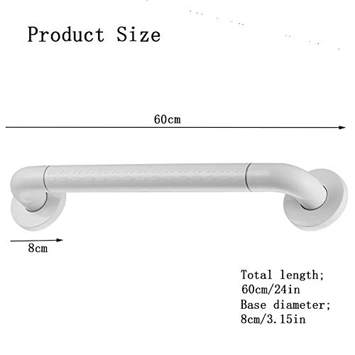 ZBBN ABS pasamanos Antideslizante para baño, pasamanos de Seguridad anticaídas, Barra de Equilibrio para baño, para Ducha, Cocina, escaleras, pasamanos de Seguridad, Soporte para discapacitados,