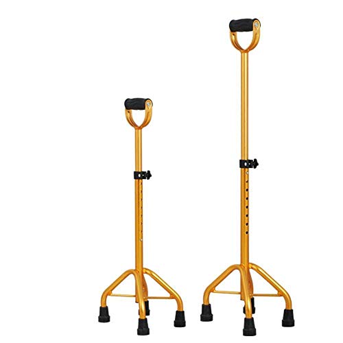 ZCXBHD Bastones De Cuatro Patas Ajustables Ancianos Discapacitados Ligeros Antideslizantes Bastones para Caminar Hombres Mujeres Senderismo Telescópico Muleta Caminante A