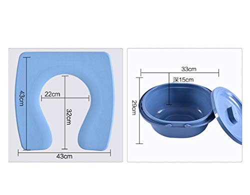 ZJN-JN Silla plegable WC con orinal/Más Con asiento acolchado y baño Silla Moving plato de ducha silla for el viejo embarazada Asiento mujeres for ir al baño Sillas de ruedas de baño