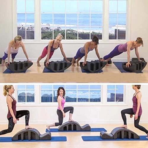 ZLZNX Pilates Spine Supporter Yoga cuña Spine Corrector Alivio del Dolor de Espalda Equilibrada Masaje Arco del Cuerpo Bed Corrección de Cifosis Cervical Aparatos de Ejercicios de Yoga