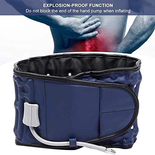 ZMIN Vértebras Lumbares Retractor, Cinturón de descompresión de Espalda para Aliviar Dolor y Lesiones, Ciática, Hernia de Disco (29" - 49" Cintura)