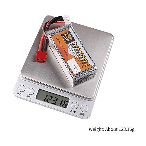 ZOP Power 1500mAh 11.1V Batería 40C T Plug for RC Car Airplane Helicopter Drone