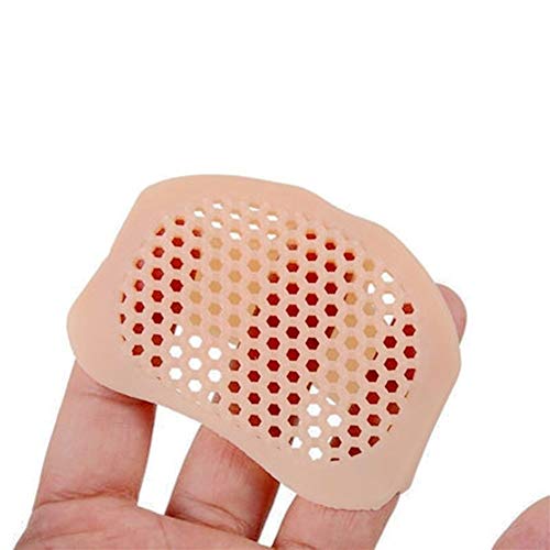 1 par de plantillas de silicona de absorción de choque Plantillas ortopédicas, proteger y aliviar la inflamación del pulgar, de la pata delantera plantillas de tacón alto, transpirable saludable plant