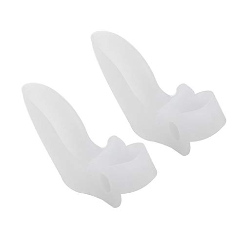 1 Par Valgus Corrector de Dedo del pie Separador de los Tacones Altos de Silicona del pie de la Herramienta del Cuidado de día ortopédicos Plantillas de pedicura Cuidado de los pies y la Noche
