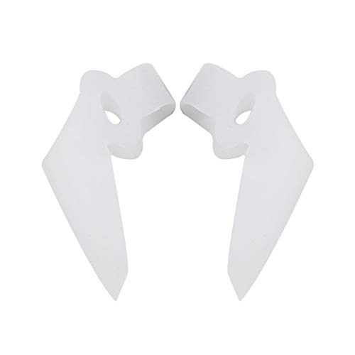 1 Par Valgus Corrector de Dedo del pie Separador de los Tacones Altos de Silicona del pie de la Herramienta del Cuidado de día ortopédicos Plantillas de pedicura Cuidado de los pies y la Noche