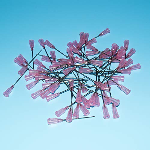 100pack Blunt Tip Needles para Experimentos, Uso industrial (20G-0.9 * 38mm) Agujas de punta roma, aguja roma, agujas dispensadoras de plástico industrial, punta roma