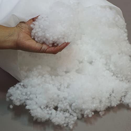 10XDIEZ Fibra para Relleno de Cojines, Almohadas, Peluches, muñecas 1 kg
