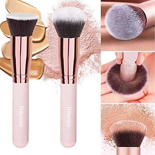 2 PCS Mushroom Head Air Cushion CC Cream Nature Foundation ,Foundation Brush Powder Brush,Moisturizing Concealer, Bright Makeup Base Long Lasting with Mushroom Makeup Sponge (Natural)