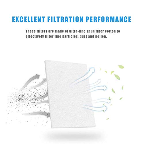 20 PCS Filtro CPAP Para Resmed Airsense Premium Accesorios De Filtro Universal De Repuesto Desechables Filtro CPAP Para Dispositivos CPAP S9 S10, Dispositivos AirCurve 10-S9 AirStart Series CPAP.