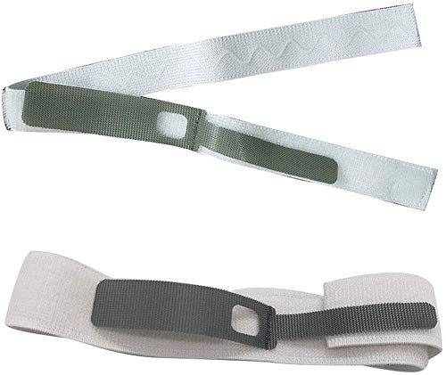2pcs catéter de sujeción durante el titular de la pierna de la banda de orina de drenaje bolsa de titular correas con la venda del abrigo Suministros suave tela elástico for la incontinencia urinaria
